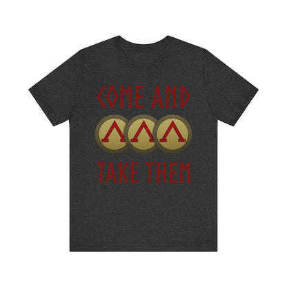 Sparta Molon Labe Come and Take Them Phalanx T-shirt