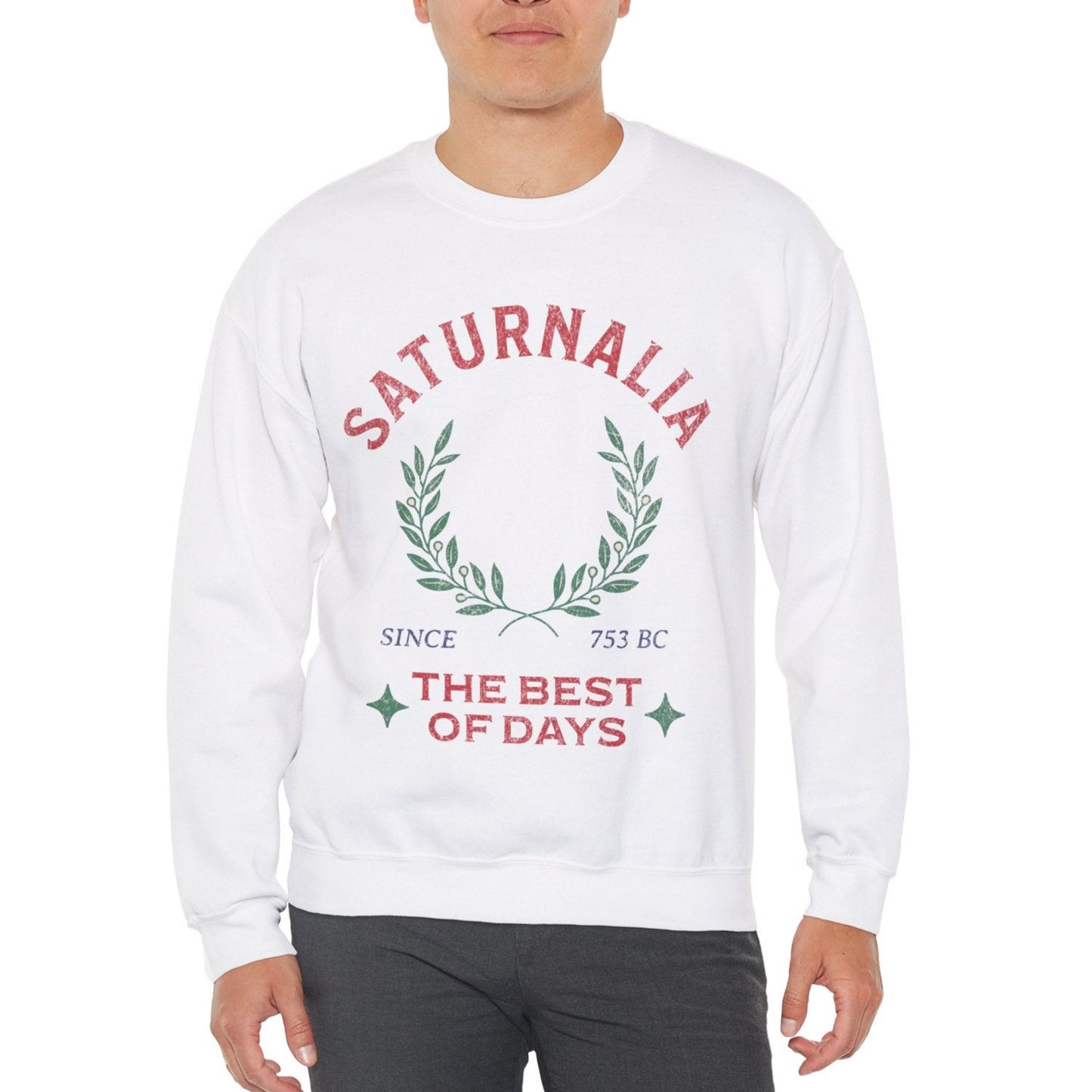 Saturnalia - Ancient Roman Holiday - The Best of Days - Santurnalia Unisex Heavy Blend™ Crewneck Sweatshirt