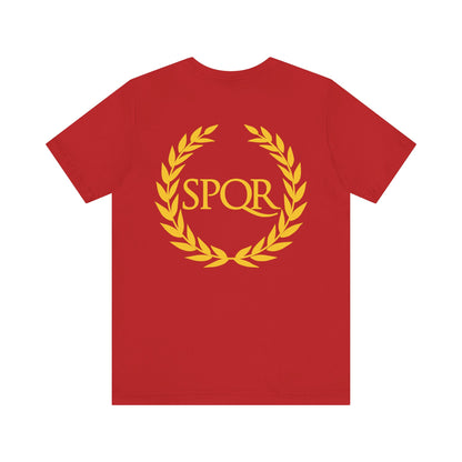 SPQR Roman Empire - Ancient Rome - Double Sided SPQR T-shirt