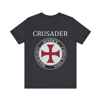 Crusader Symbol - Medieval Knight Shield Virtues T-shirt