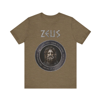 Zeus - Ancient Greek God - Zeus the Lord of Olympus and King of the Gods - Greek Mythology T-shirt