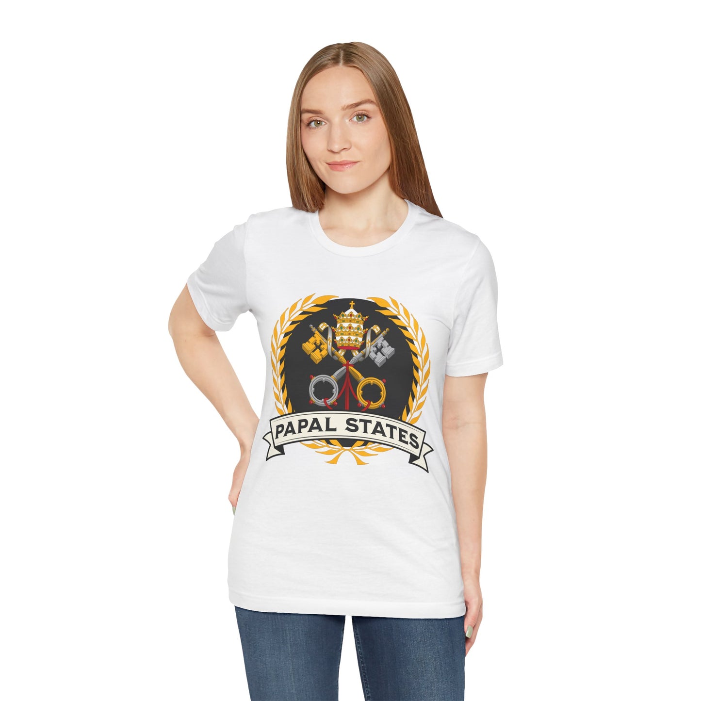 Papal States Heraldry - Papacy Coat of Arms T-Shirt