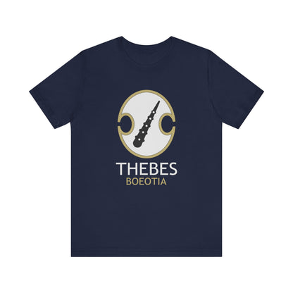 Thebes - Ancient Boeotia Greece - Boeotian Shield - Theban Sacred Band T-Shirt