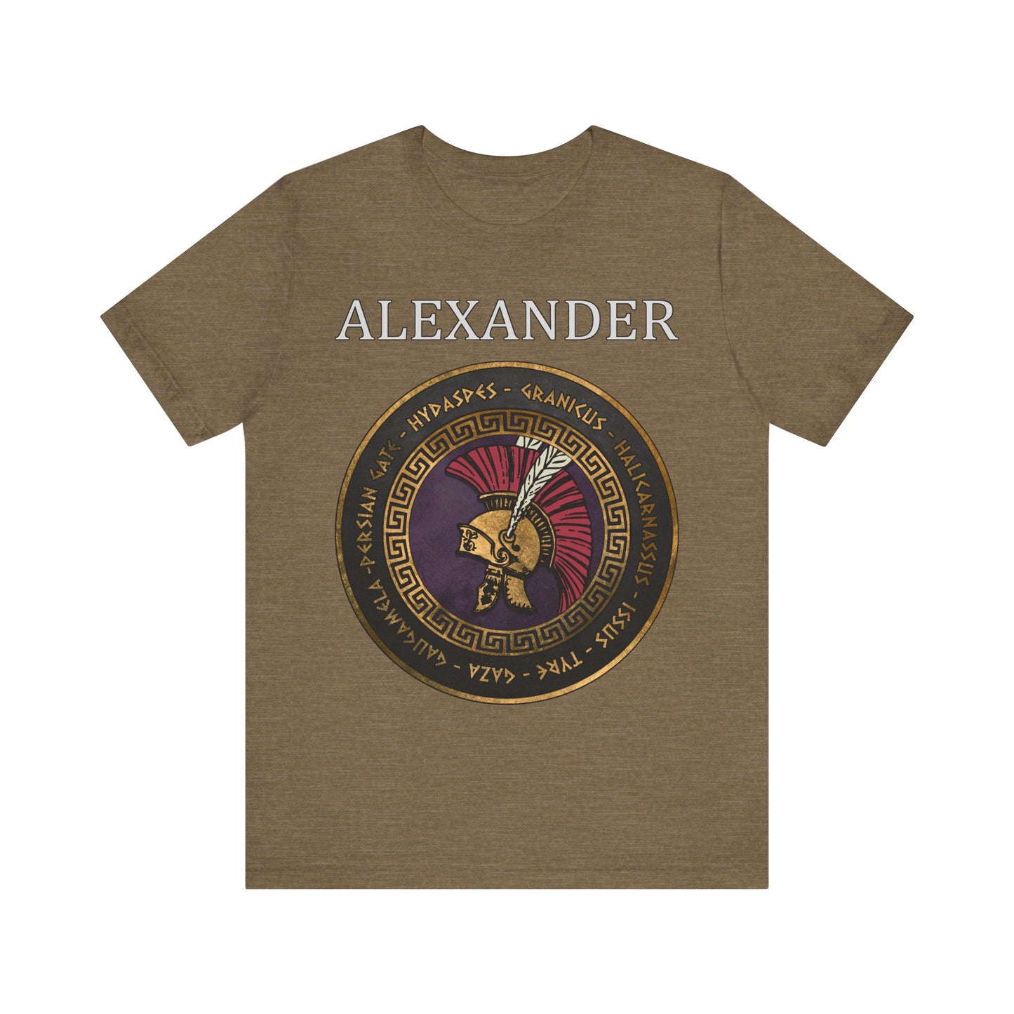 Alexander the Great Famous Battles Ancient Greek History T-shirt