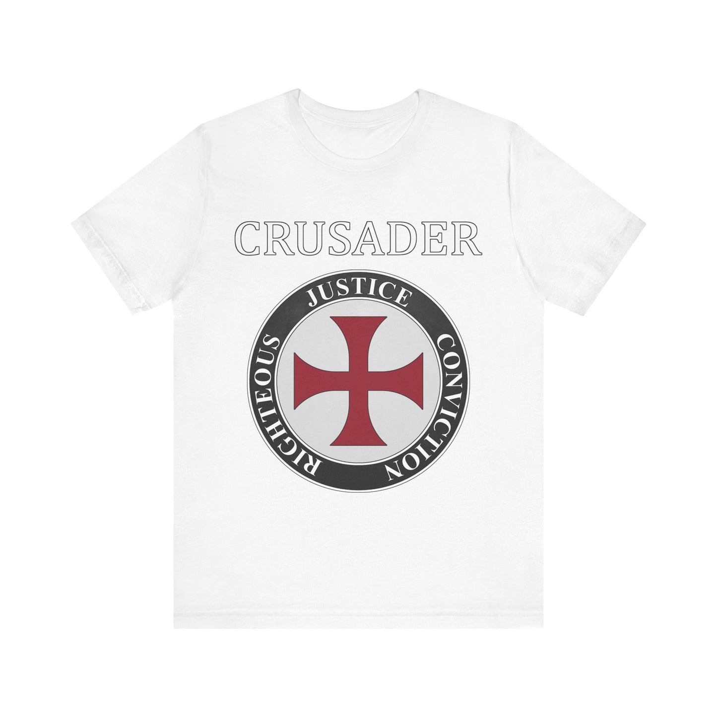 Crusader Symbol - Medieval Knight Shield Virtues T-shirt