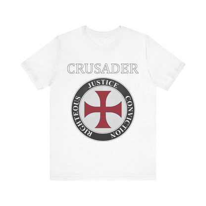 Crusader Symbol - Medieval Knight Shield Virtues T-shirt