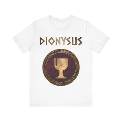 Dionysus Greek God of Festivals, Wine and Parties - Gods of Olympus T-shirt