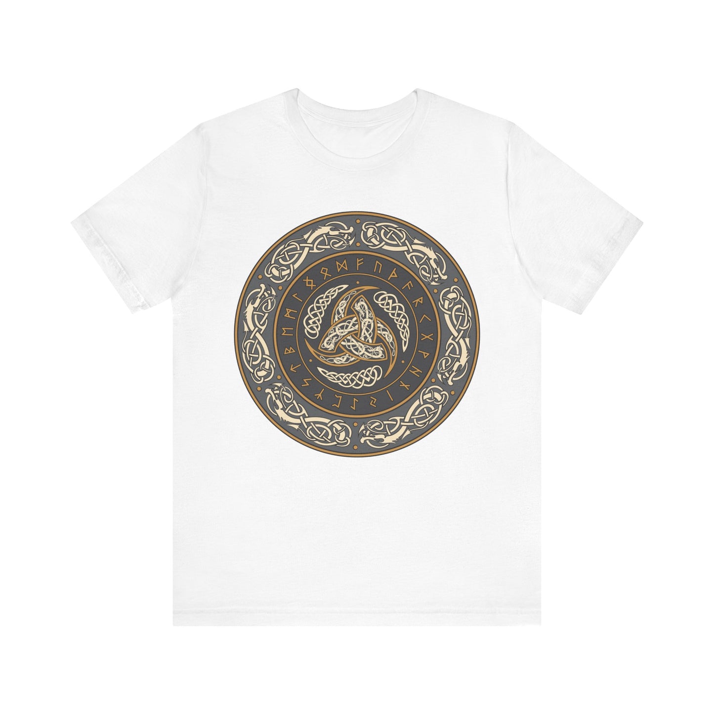 Horns of Odin Triskelion with Runes T-shirt