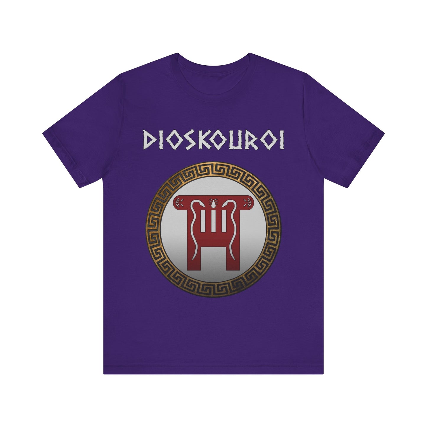 Dioskouroi Castor and Pollux Dokana Symbol - Greek Mythology Dioscuri T-shirt