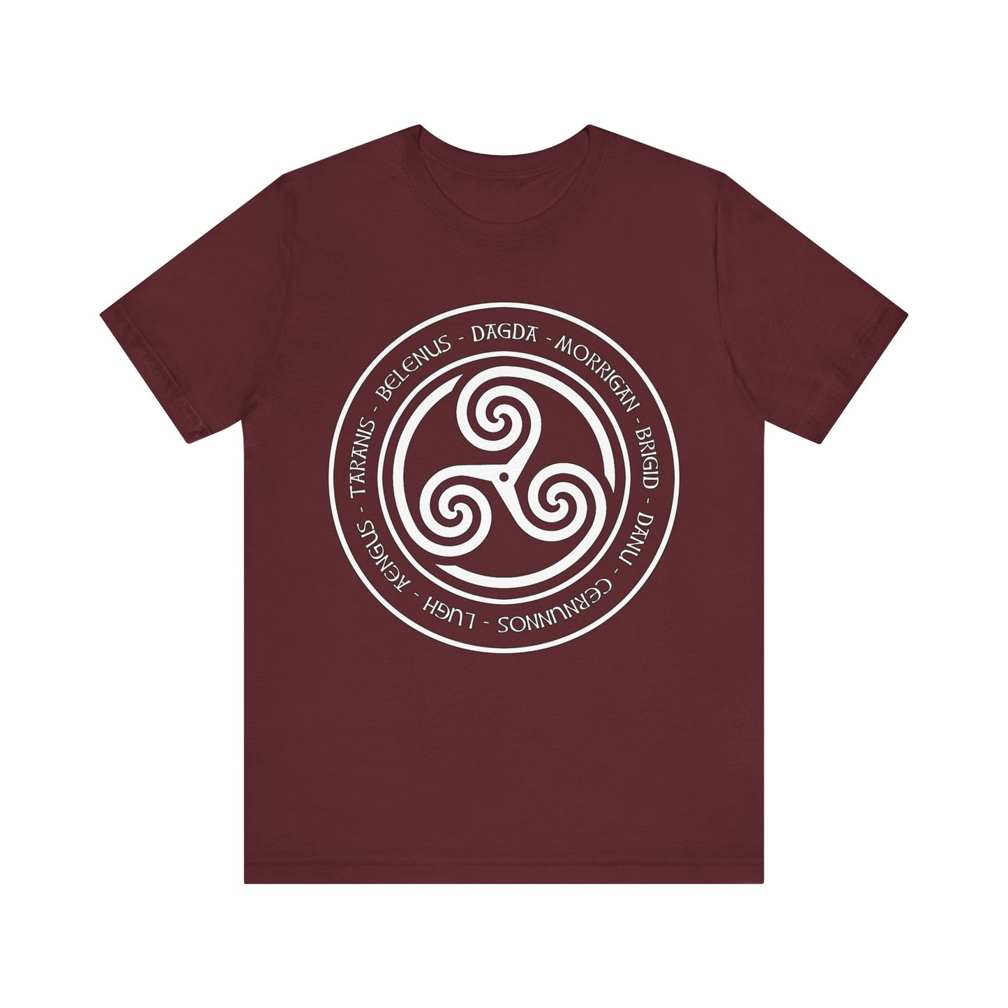 Ancient Celtic Gods and Goddesses Triskelion T-Shirt