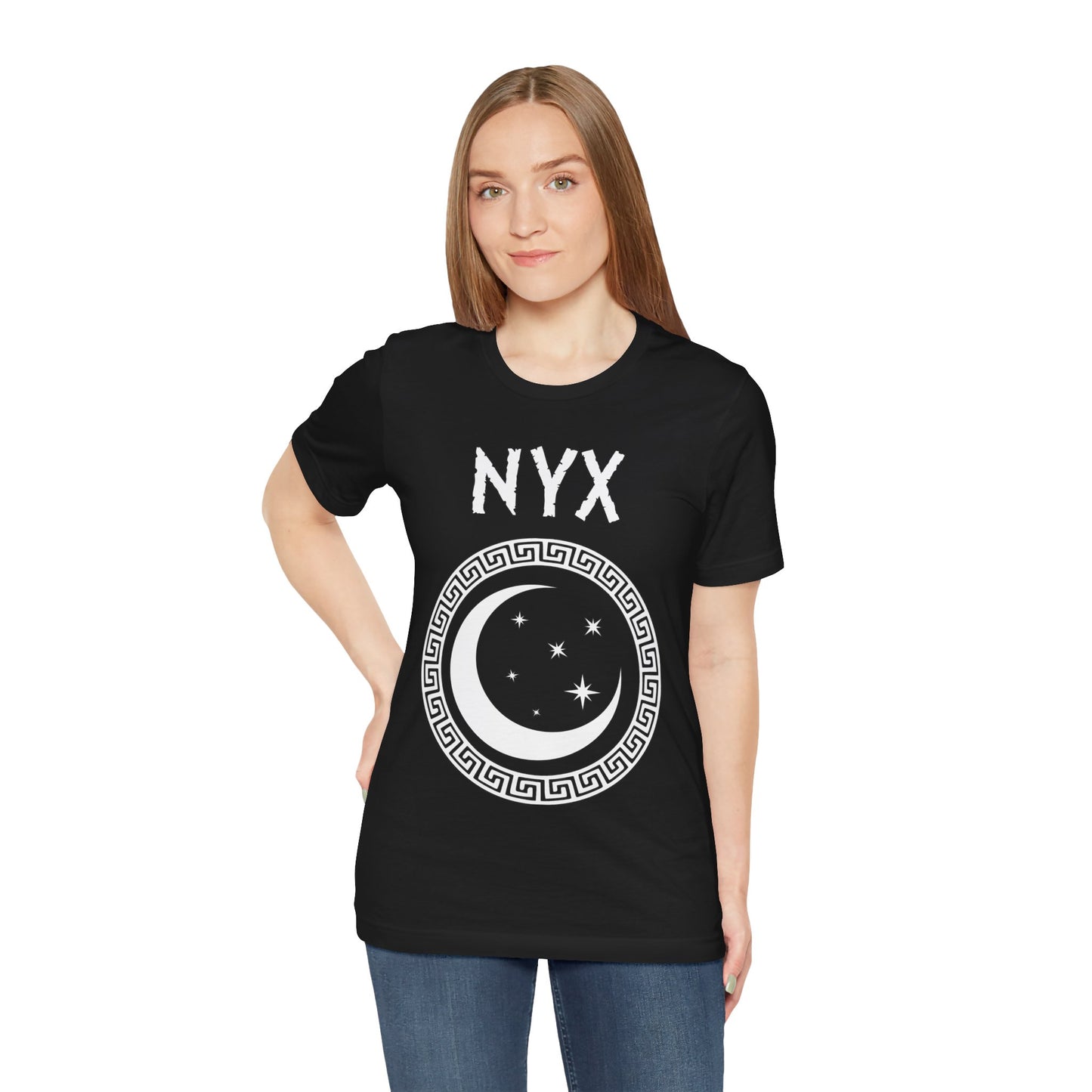 Nyx Greek Goddess of Night Symbol T-shirt