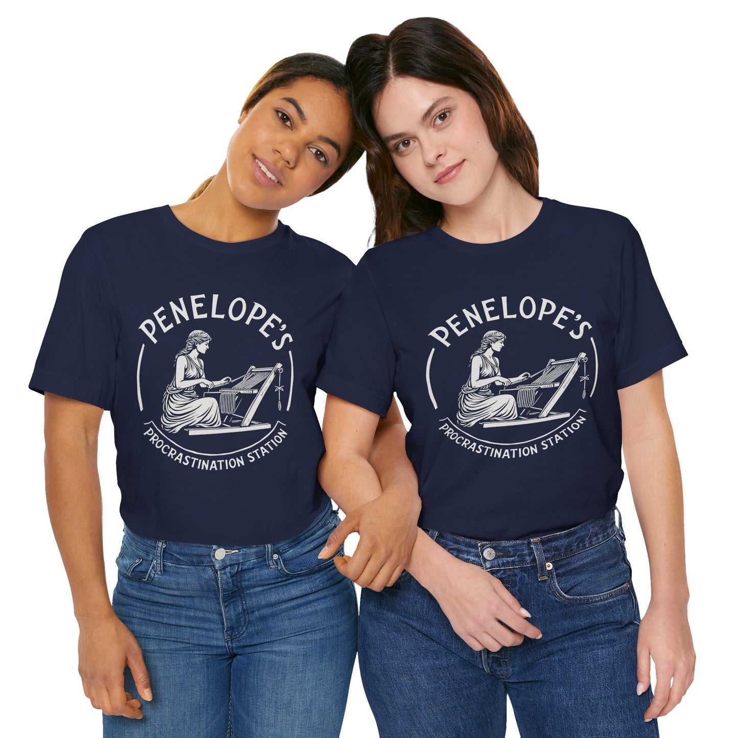 Penelope's Procrastination Station - The Odyssey - Funny Greek Mythology T-shirt