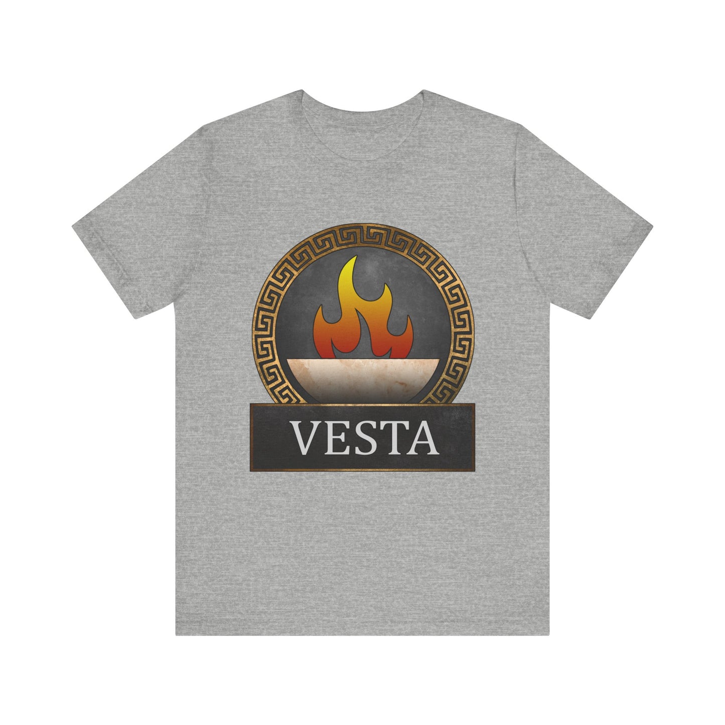 Vesta Roman Goddess of Hearth and Home Symbol  - Roman Mythology T-shirt