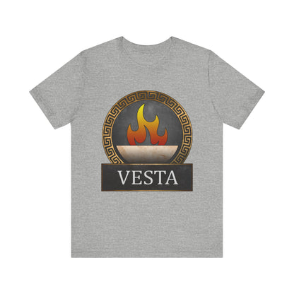 Vesta Roman Goddess of Hearth and Home Symbol  - Roman Mythology T-shirt