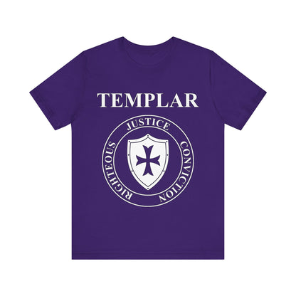 Templar Virtues of the Knights Templar Shield T-shirt