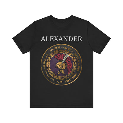 Alexander the Great Famous Battles Ancient Greek History T-shirt