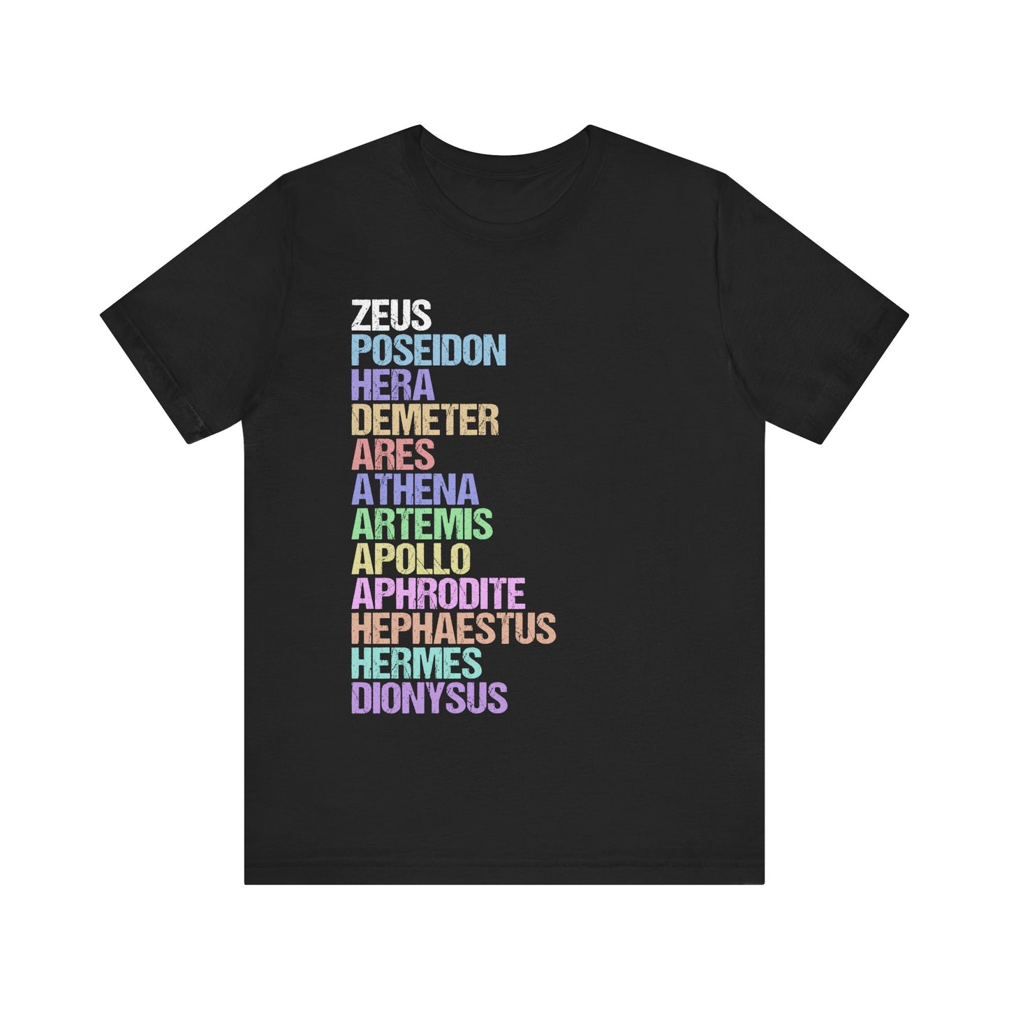 The Twelve Olympians - Greek Gods and Goddesses - Greek Mythology T-shirt