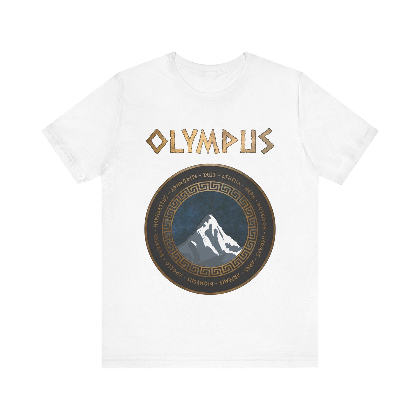 The Twelve Olympians Greek Gods and Goddesses - Mount Olympus T-Shirt