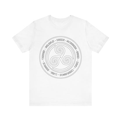 Ancient Celtic Gods and Goddesses Triskelion T-Shirt