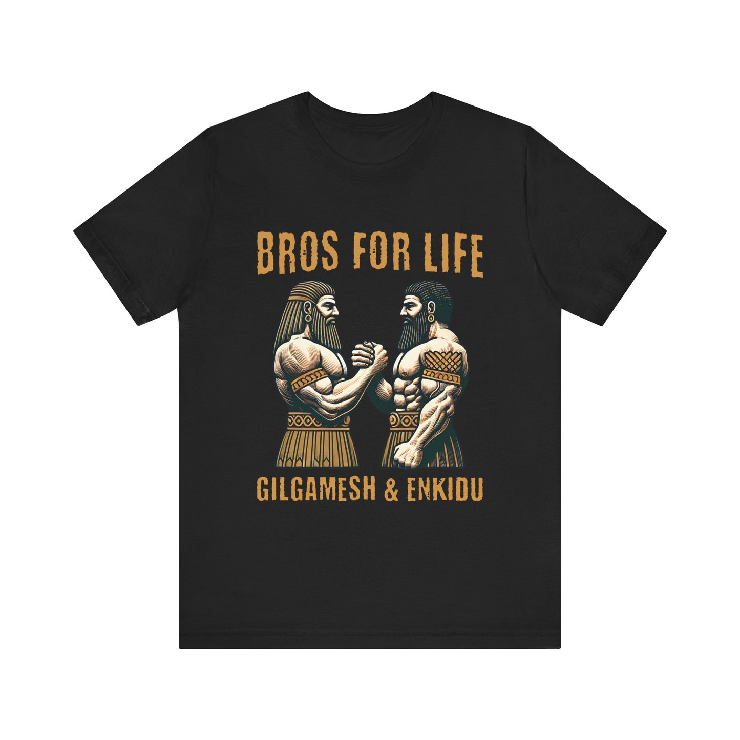 Gilgamesh and Enkidu Bros for Life - Epic of Gilgamesh Funny History T-shirt