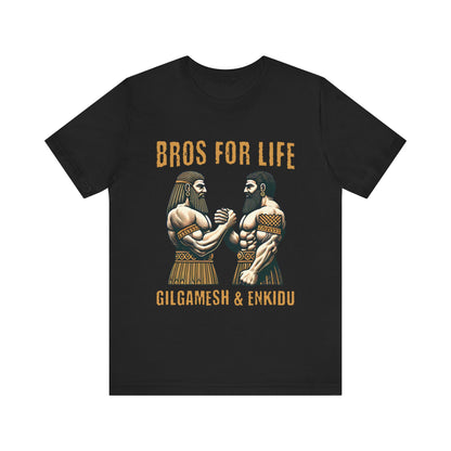 Gilgamesh and Enkidu Bros for Life - Epic of Gilgamesh Funny History T-shirt