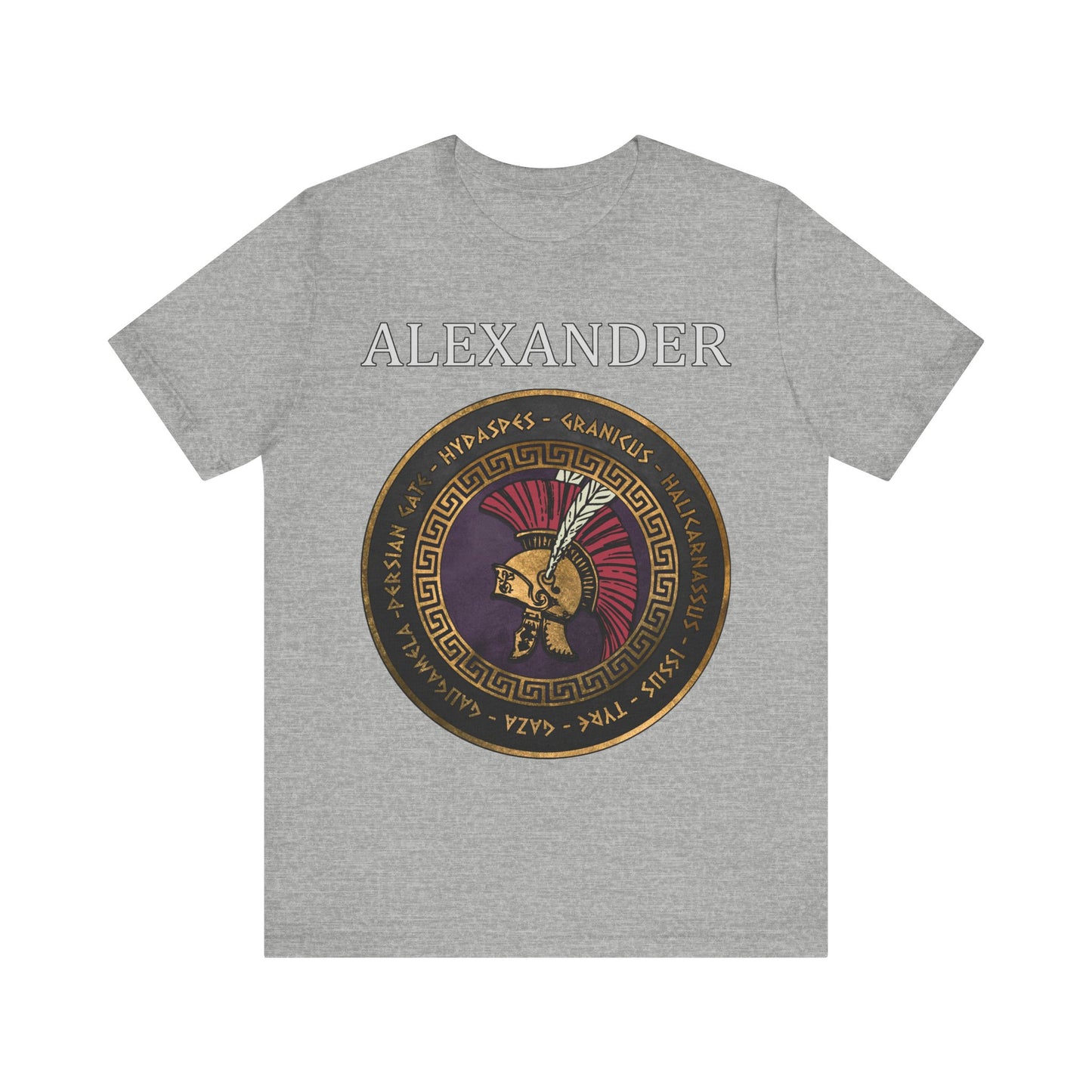 Alexander the Great Famous Battles Ancient Greek History T-shirt