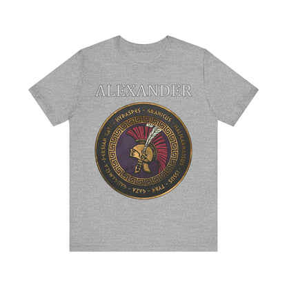 Alexander the Great Famous Battles Ancient Greek History T-shirt