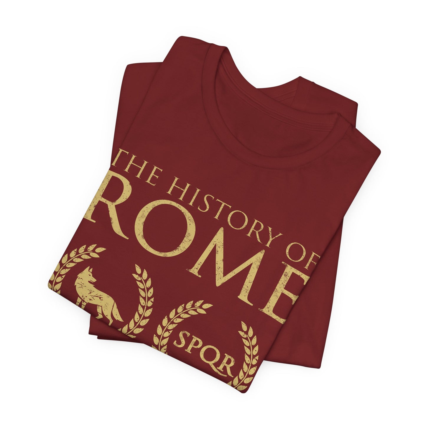 The History of Rome Founding to Fall - Ancient Roman History T-shirt