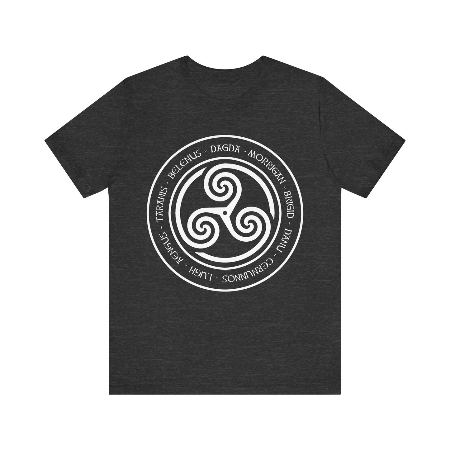 Ancient Celtic Gods and Goddesses Triskelion T-Shirt