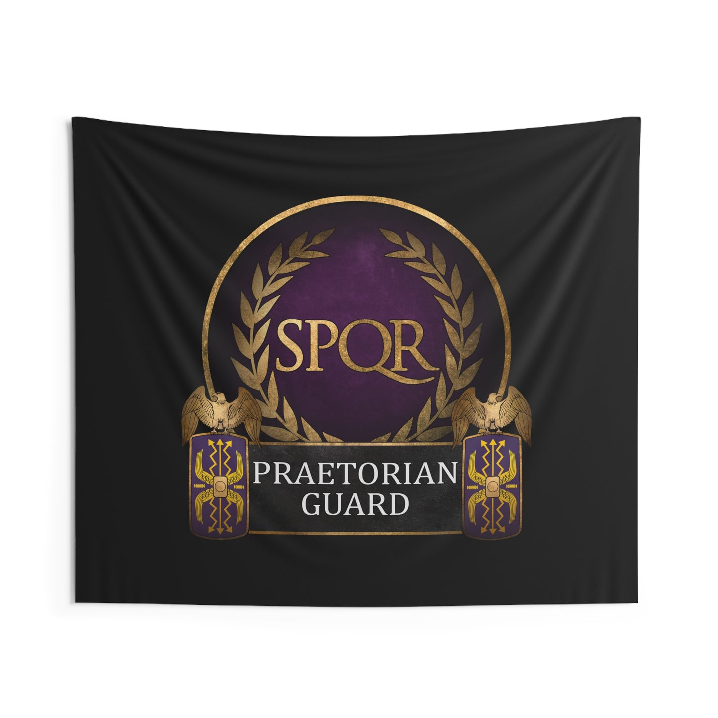 Praetorian Guard - Ancient Roman History - Roman Eagle SPQR Symbol Indoor Wall Tapestry 60" x 50"