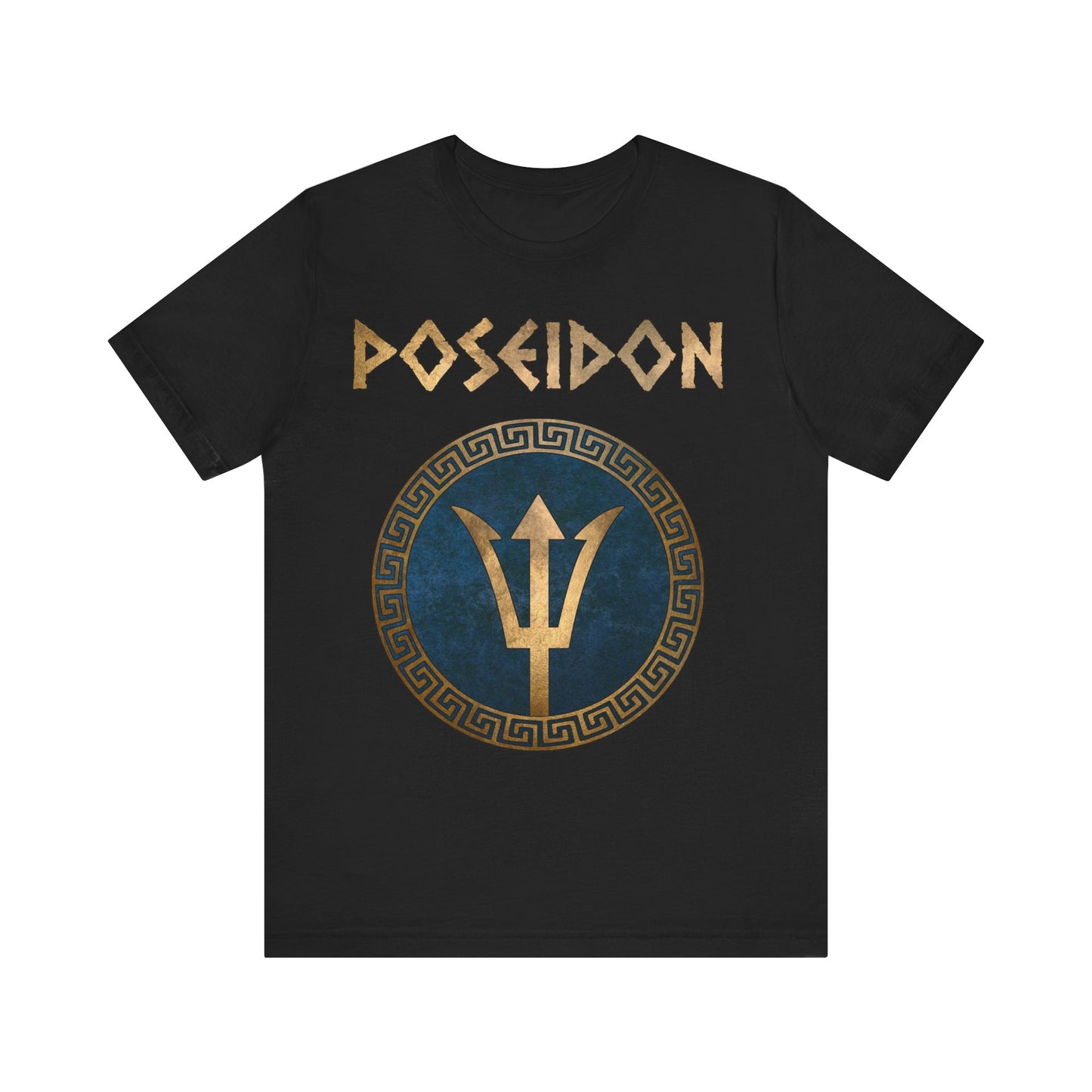 Poseidon Greek God of the Sea - Trident of the Ocean God - Gods of Olympus T-shirt