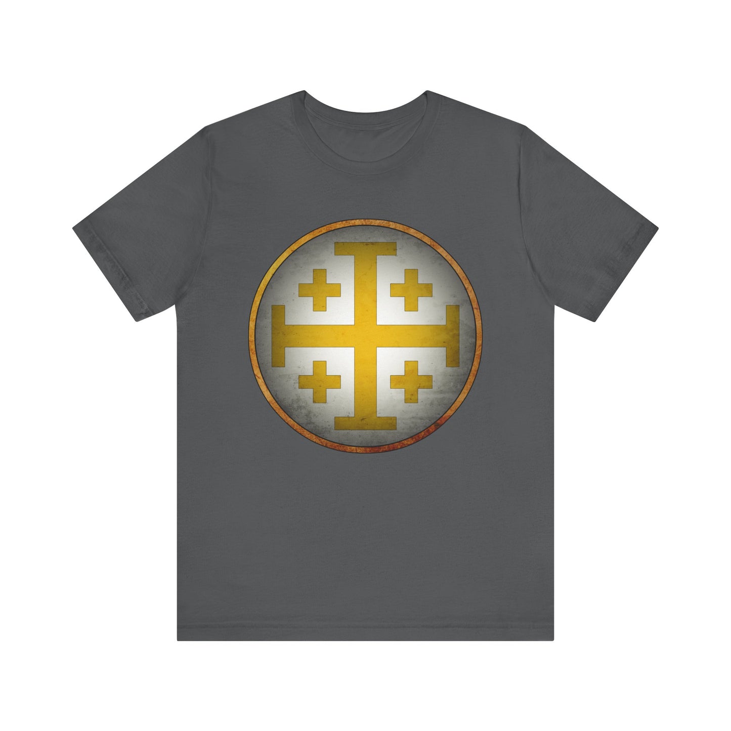 Jerusalem Heraldry - Medieval Jerusalem Cross T-shirt