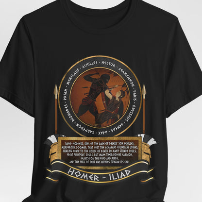 Trojan War - Achilles and the Heroes of the Trojan War - Homer's Iliad  - Ancient Greek History T-shirt