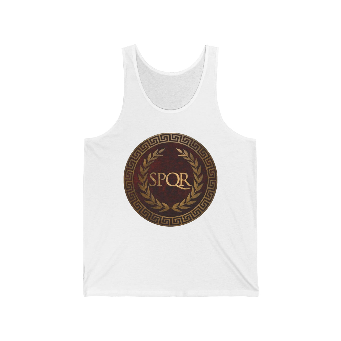 SPQR Symbol of Ancient Rome Tank Top - Unisex Jersey Tank Top