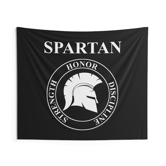 Spartan Lacedaemonian Ancient Virtues of Sparta Indoor Wall Tapestry 60" x 50"