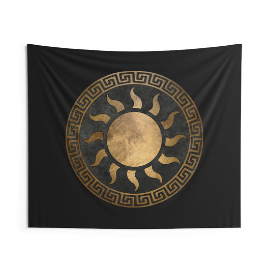 Helios Ancient Greek God of the Sun - Sun God Symbol Indoor Wall Tapestry 60" x 50"