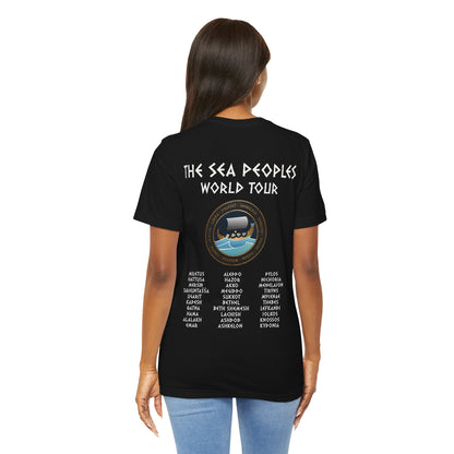 Sea Peoples World Tour - Bronze Age History Meme - Funny History Double Sided T-shirt