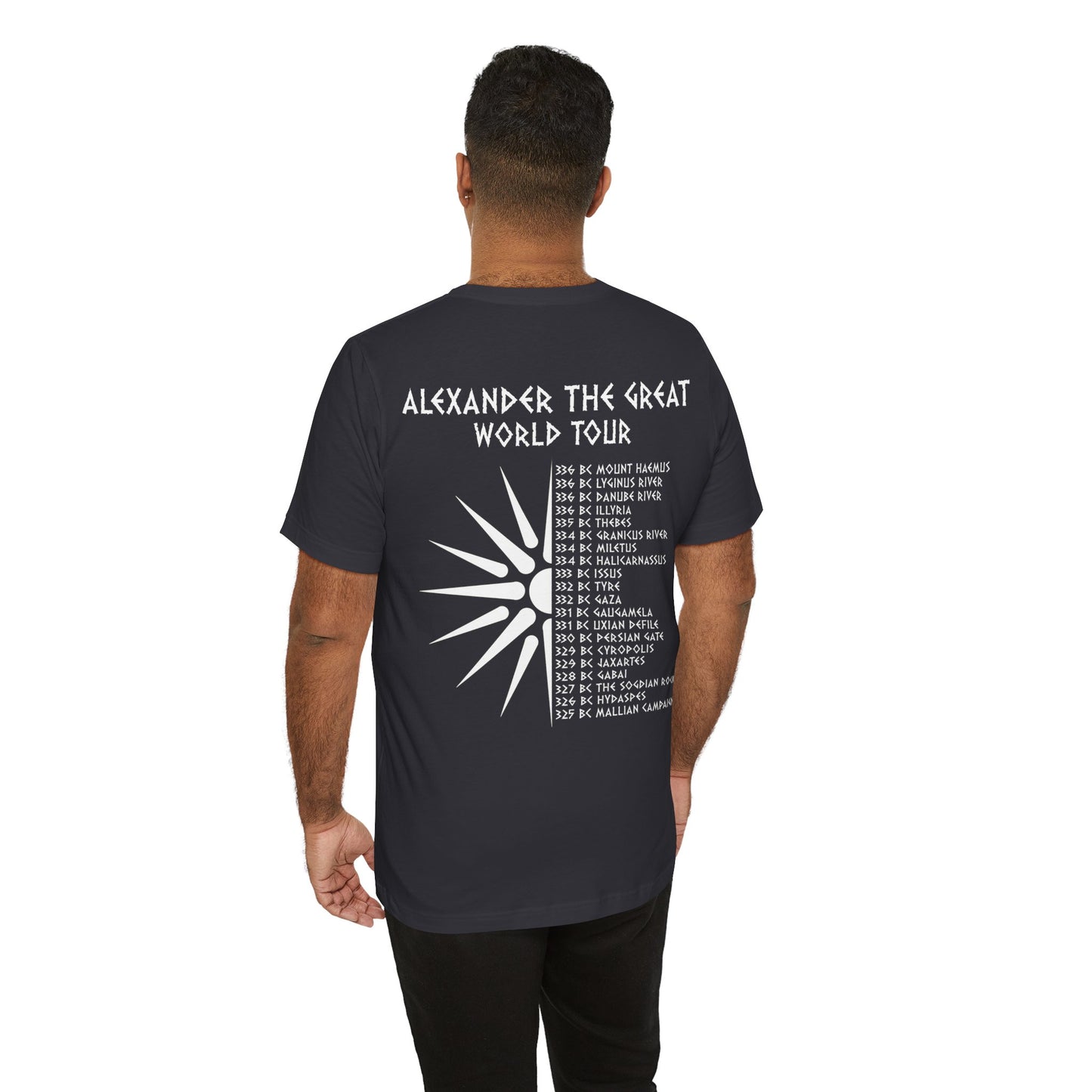 Alexander the Great World Tour T-shirt