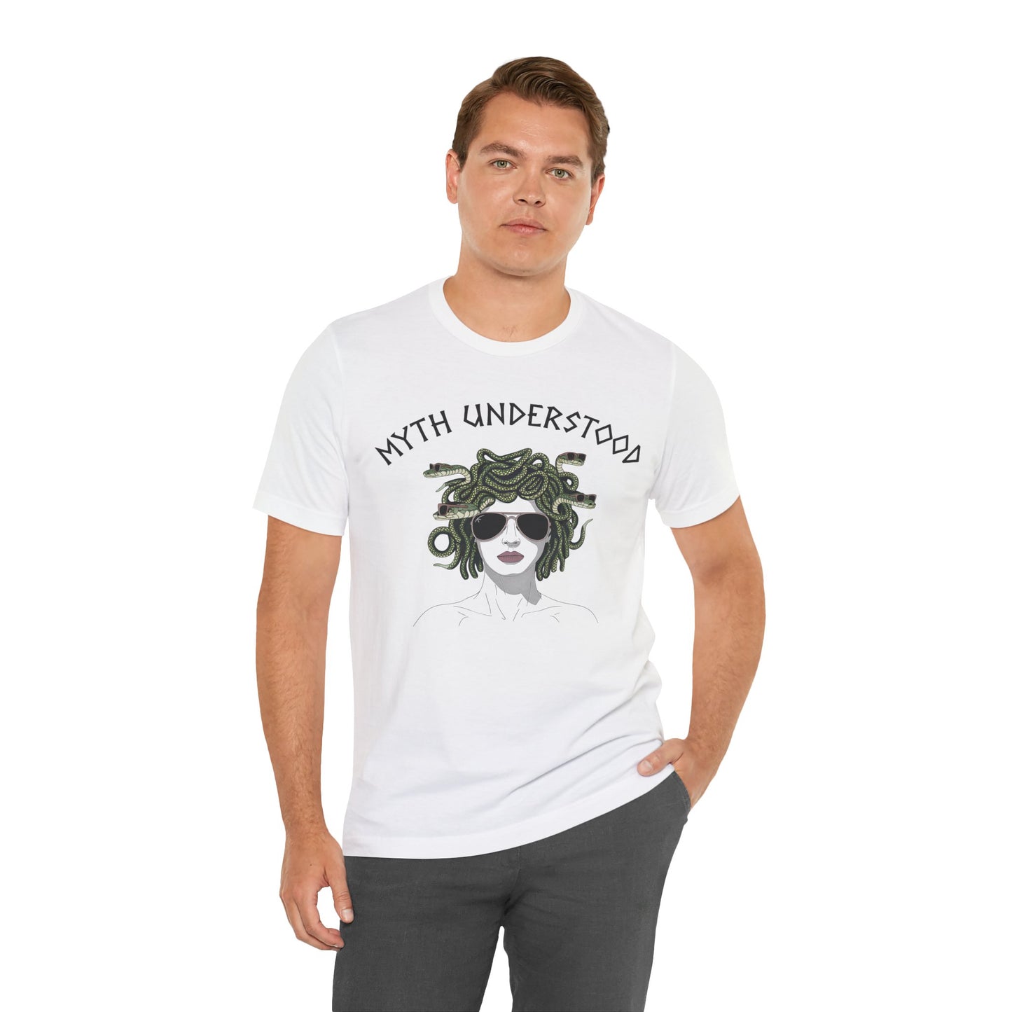 Medusa Myth Understood  - Funny Greek Mythology T-Shirt