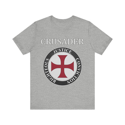 Crusader Symbol - Medieval Knight Shield Virtues T-shirt