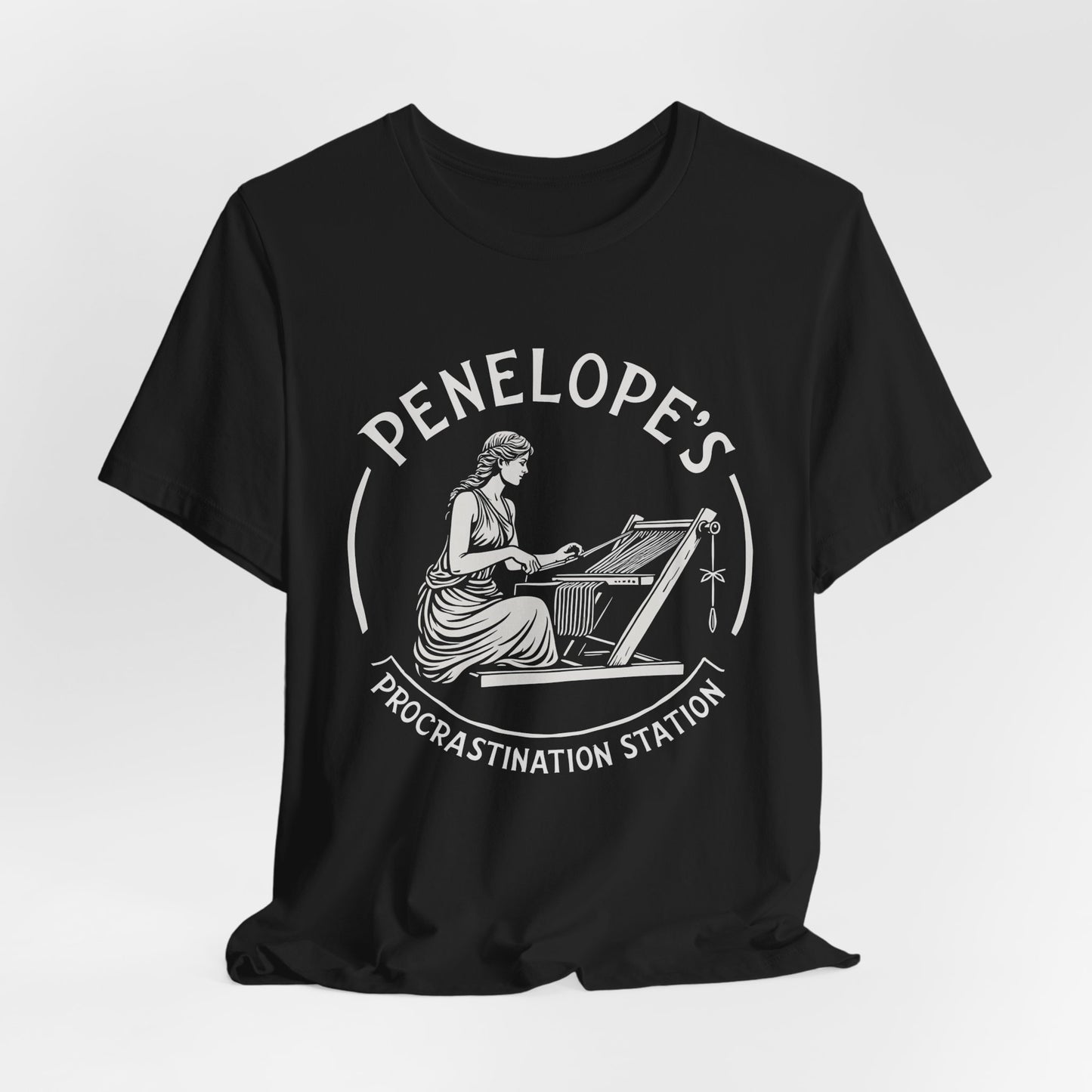 Penelope's Procrastination Station - The Odyssey - Funny Greek Mythology T-shirt