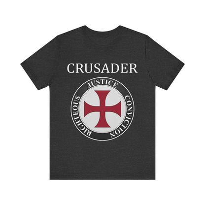 Crusader Symbol - Medieval Knight Shield Virtues T-shirt