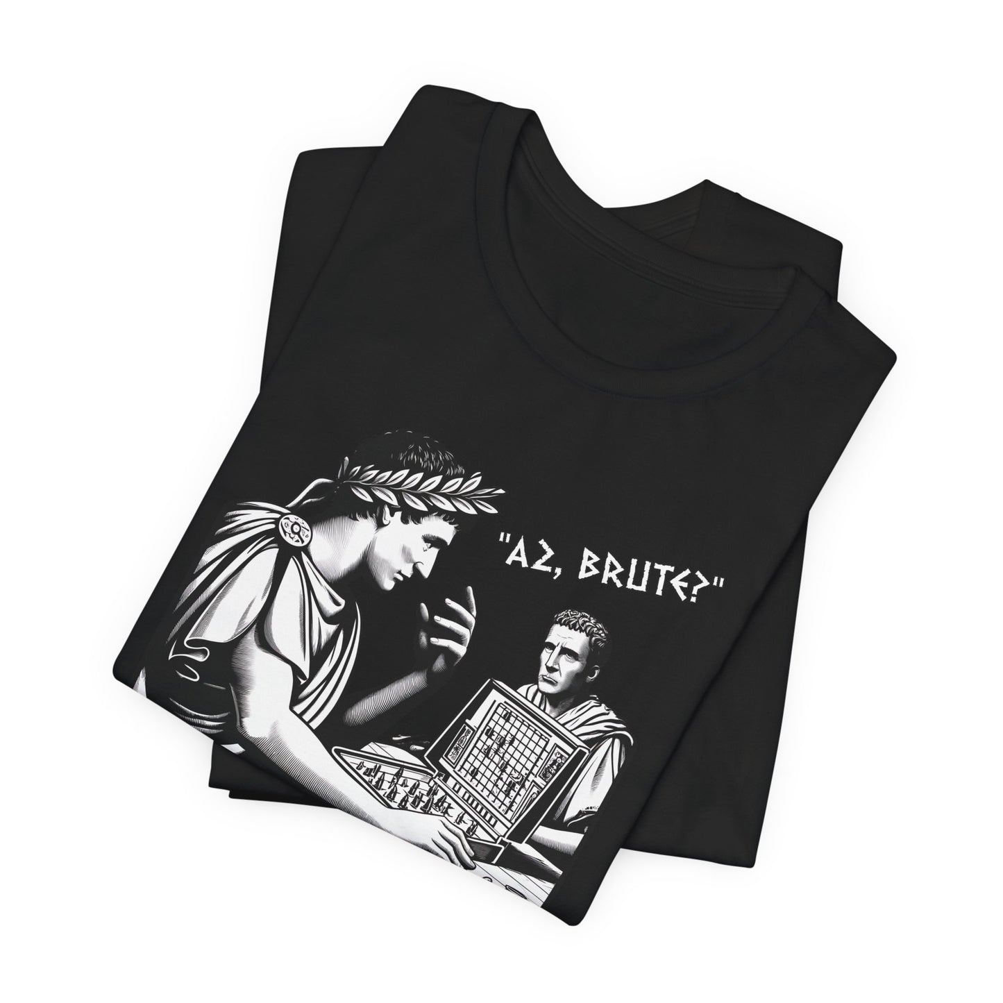 Caesar and Brutus Boardgame - Et tu, Brute? Pun - Ancient Roman Battleship - Funny History T-shirt