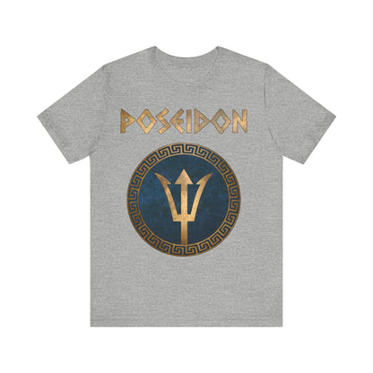 Poseidon Greek God of the Sea - Trident of the Ocean God - Gods of Olympus T-shirt