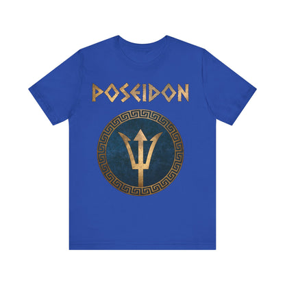 Poseidon Greek God of the Sea - Trident of the Ocean God - Gods of Olympus T-shirt