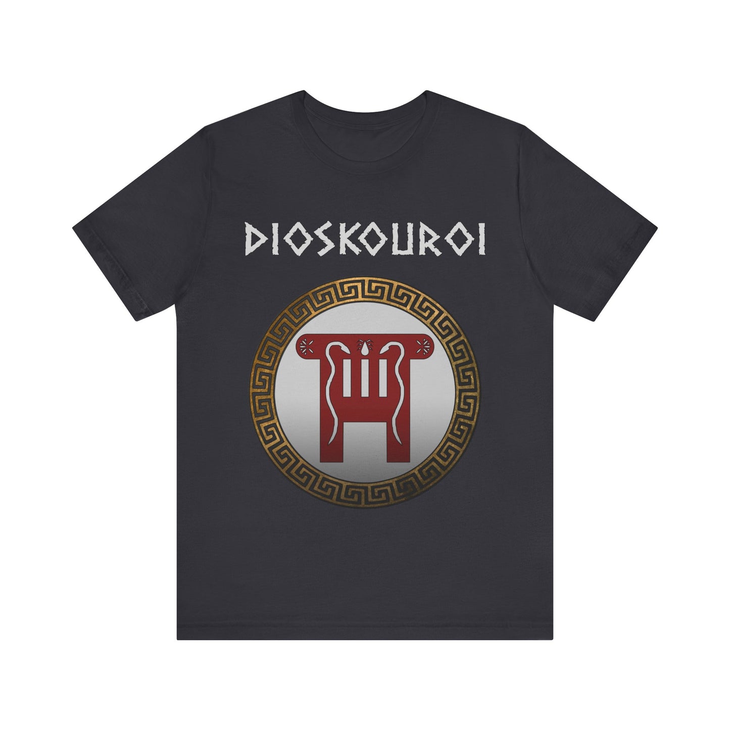 Dioskouroi Castor and Pollux Dokana Symbol - Greek Mythology Dioscuri T-shirt