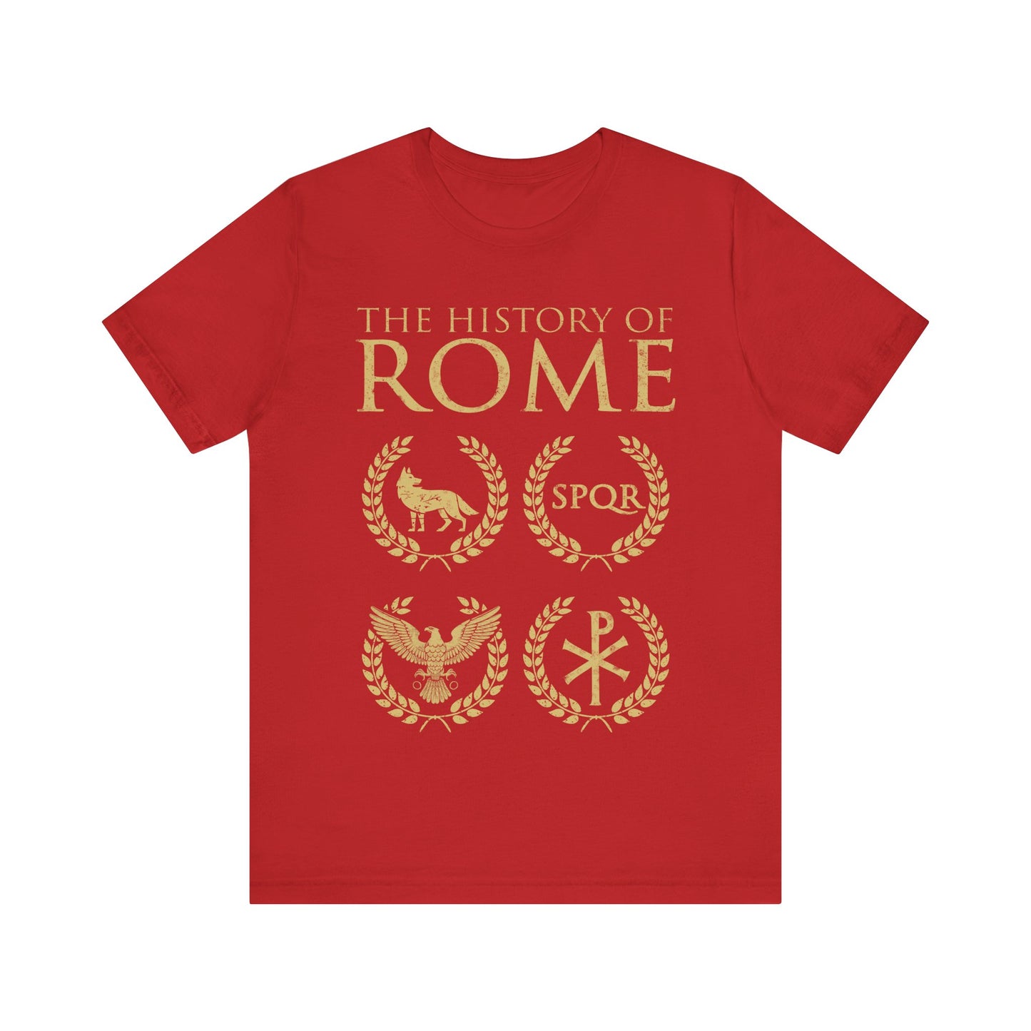 The History of Rome Founding to Fall - Ancient Roman History T-shirt