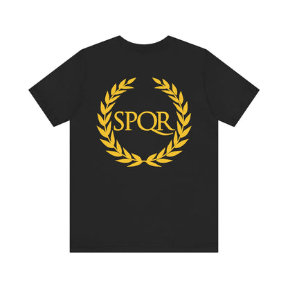 SPQR Roman Empire - Ancient Rome - Double Sided SPQR T-shirt