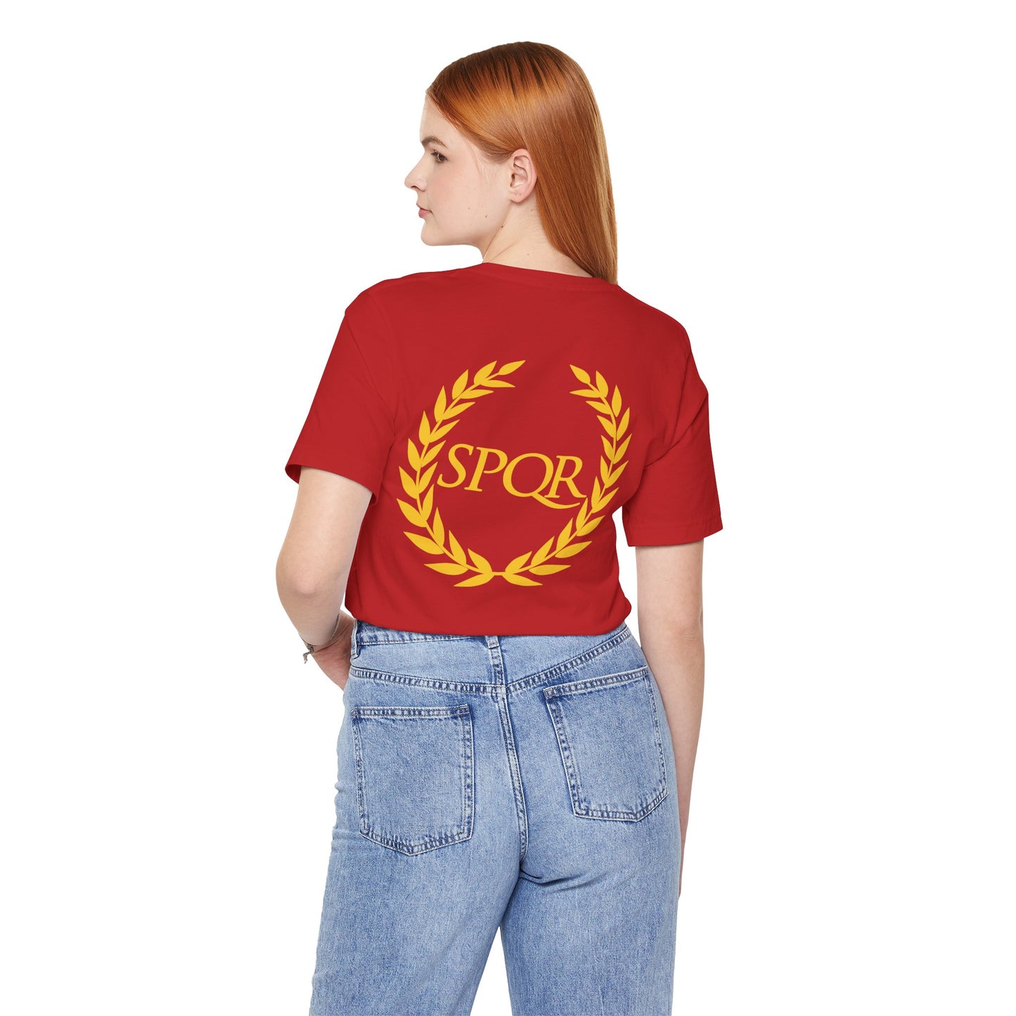 SPQR Roman Empire - Ancient Rome - Double Sided SPQR T-shirt