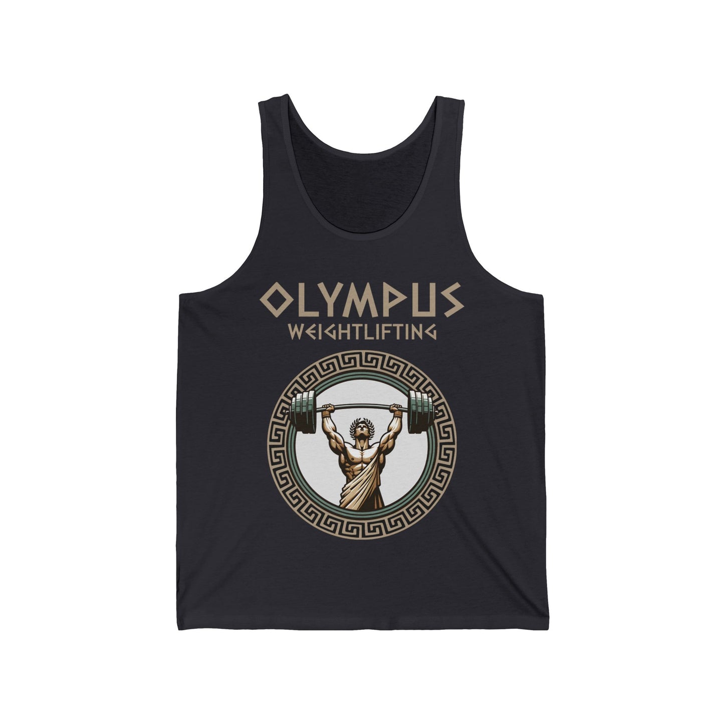 Olympus Weightlifting Tank Top - Strength of the Gods Unisex Jersey Tank Top